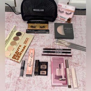 15 Piece Mega Eye Makeup Bundle RARE BEAUTY (Mascara Eyeshadow Lashes Brows)